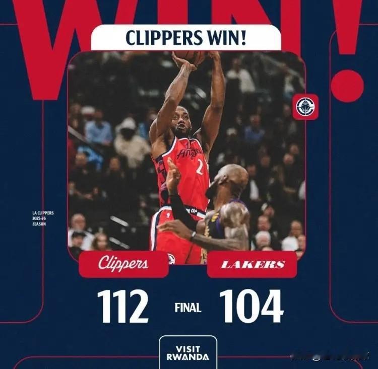 快船官方真是太坏了！在今天快船主场以112：104击败湖人的赛后，快船官方专门更