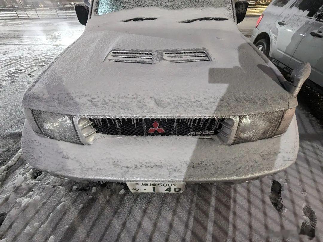#帕杰罗[超话]# 极速冰冻#pajero##pajero evolution#