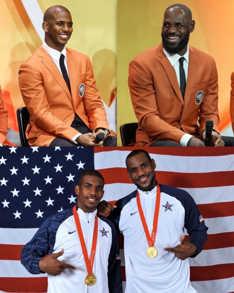 詹姆斯和保罗是NBA历史唯二，入选名人堂的现役球员。这二位退役后，都会再以个人身