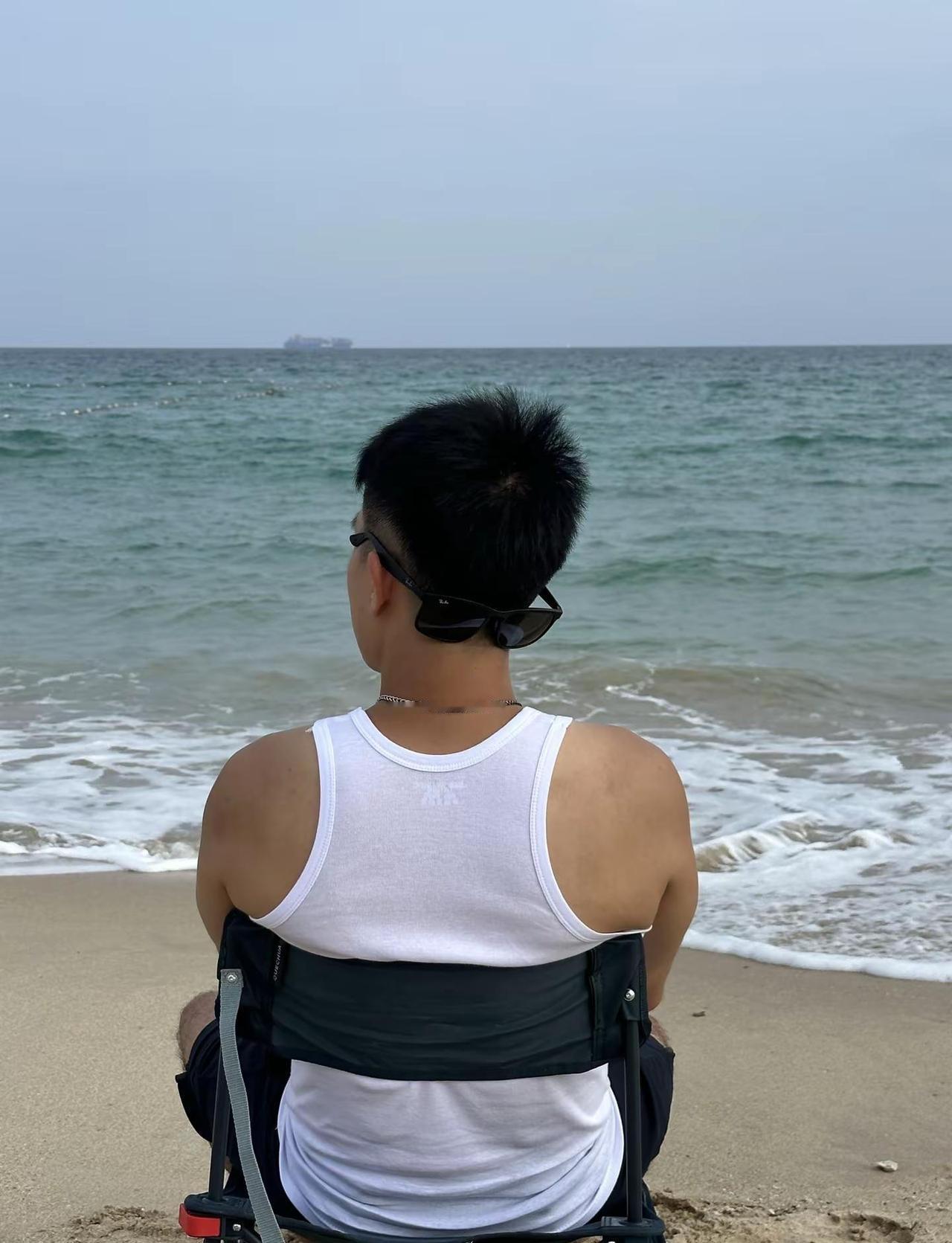 听海。