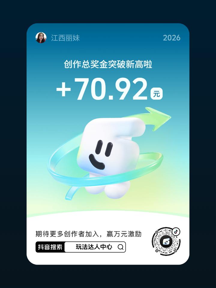 快来【玩法达人中心】参与任务即有机会获得现金激励，还有超多流量扶持。