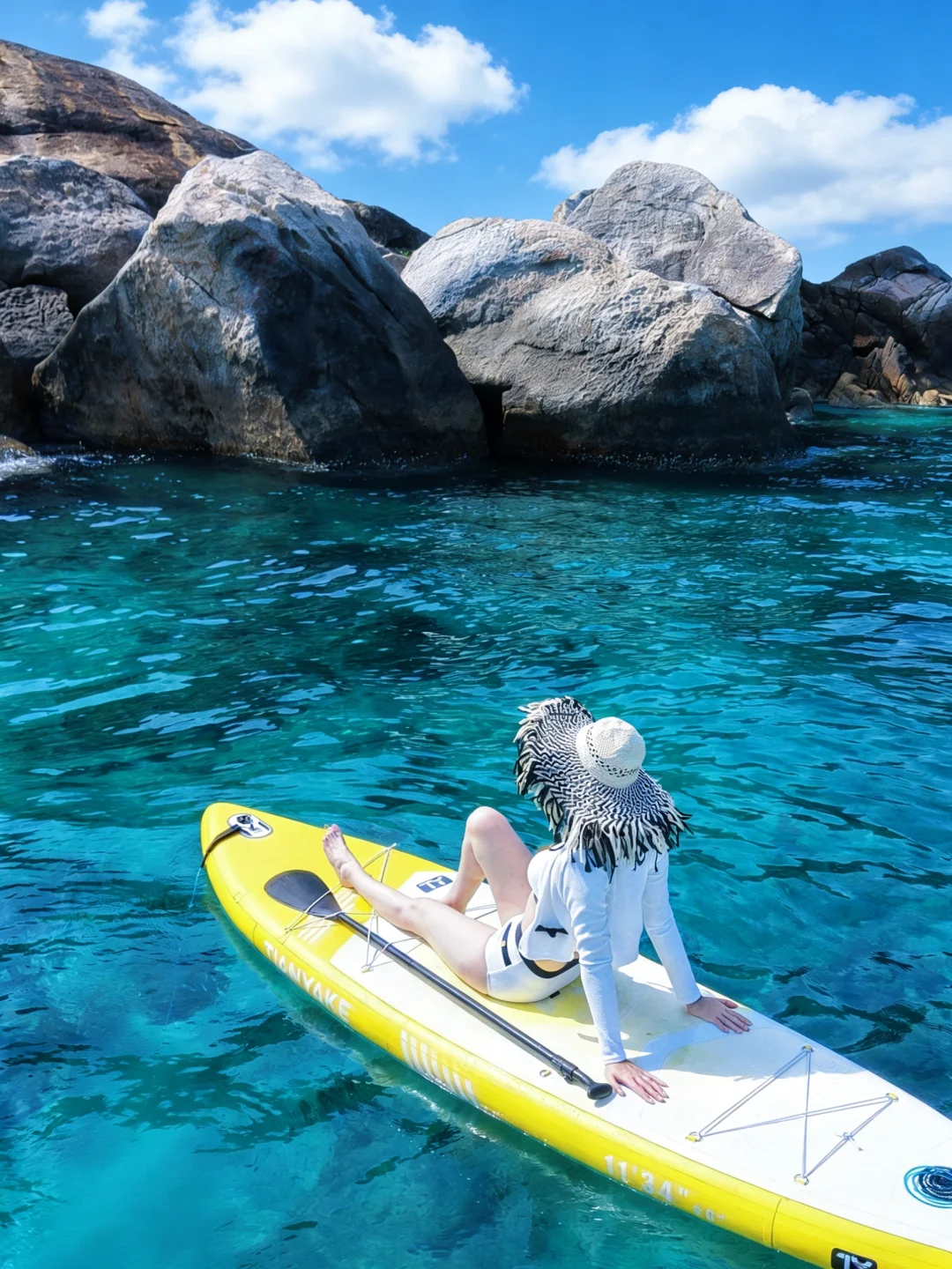神州半岛：浆板初体验⛵️玻璃海拍到人生照片