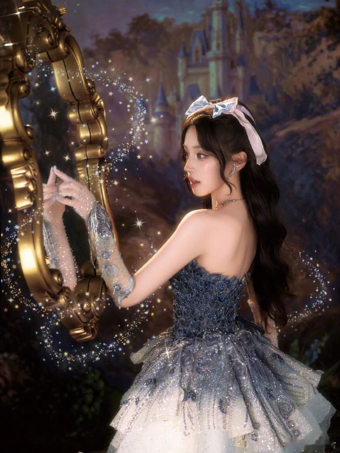 宋雨琦完全迪士尼在逃公主 谁能想到简单的静坐画面，能拍出这么强的故事感，出逃、休