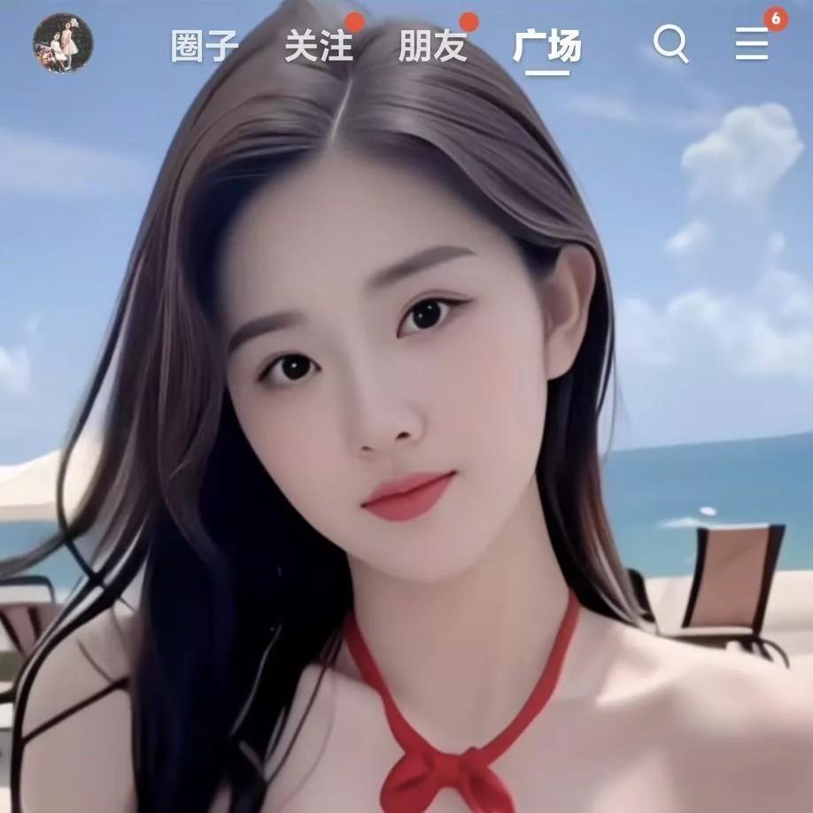 沙滩上的夏日少女，轻松惬意，享受阳光和海风。