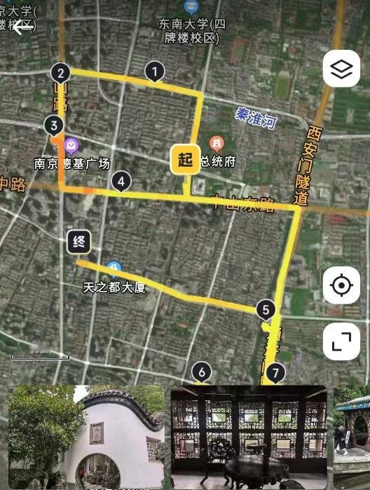 每座城市地图里都藏着一匹马南京人DNA狠狠动了！希望能把古城墙、秦淮河、夫子庙都