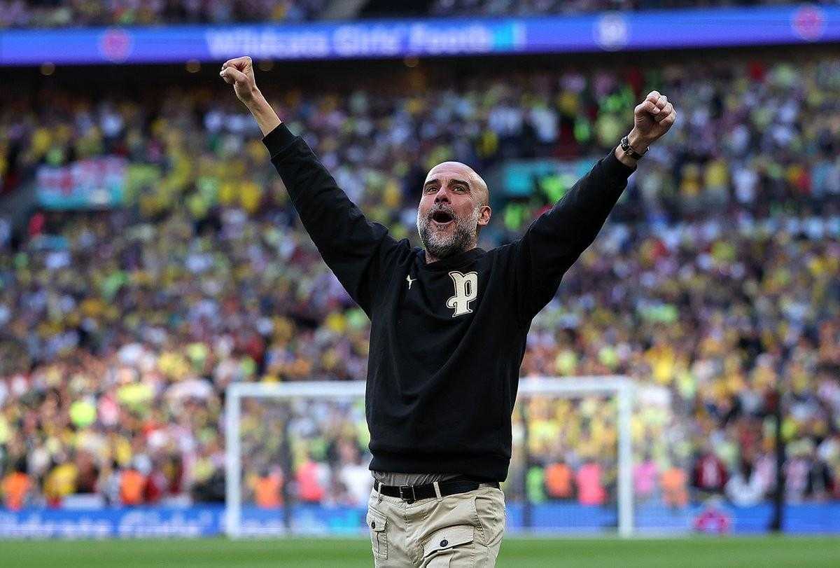 曼城15次晋级足总杯决赛追平利物浦，仅次于魔枪车在足总杯半决赛淘汰南安普顿之后，