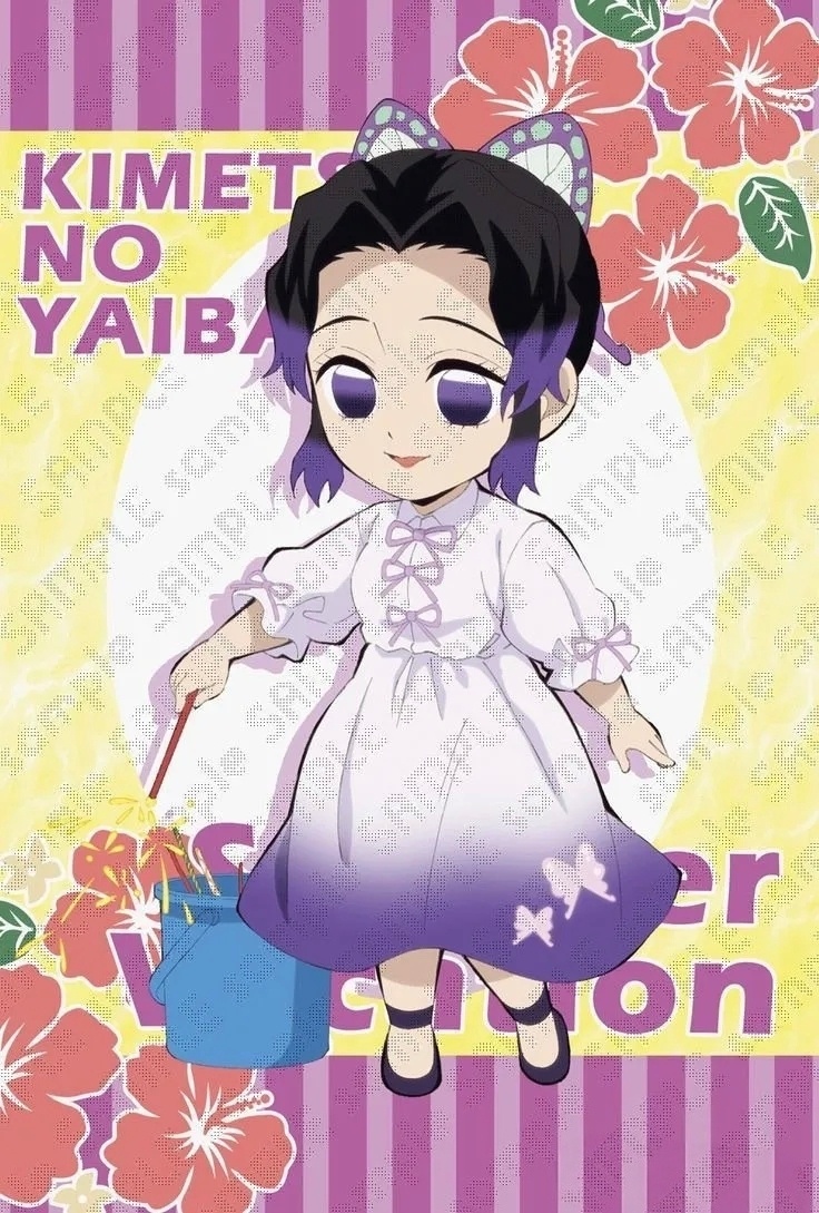 动漫春日企画壁纸次元新星计划 鬼灭之刃木槿花主题壁纸，很有夏天的味道了。 