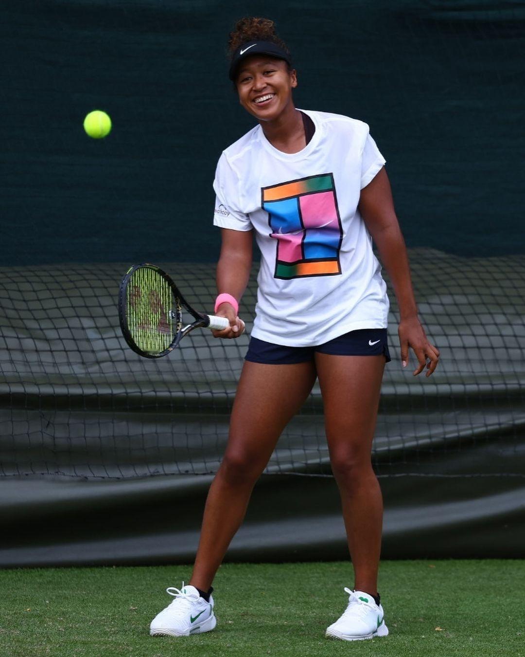 大坂直美快乐备战温网！期待有好成绩[good]#温网2024# #网球##wta