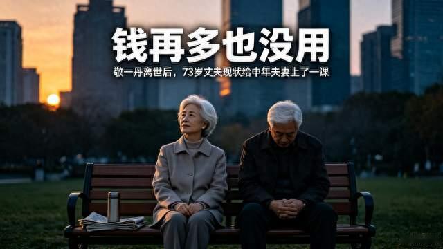 钱再多也没用！敬一丹离世，73岁丈夫现状点醒无数中年夫妻