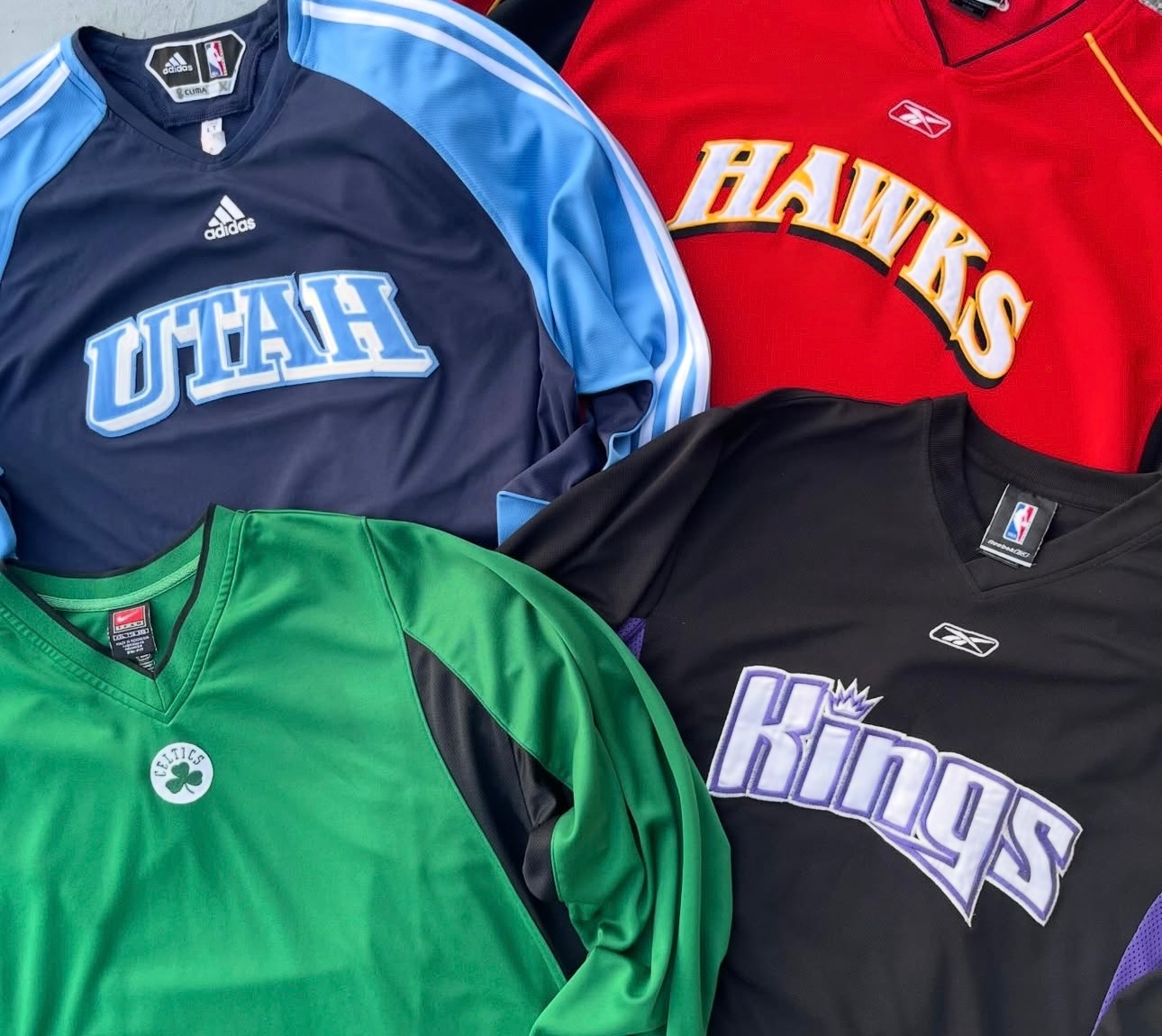 NBA Vintage 长袖热身服，速归！Images via vintage_