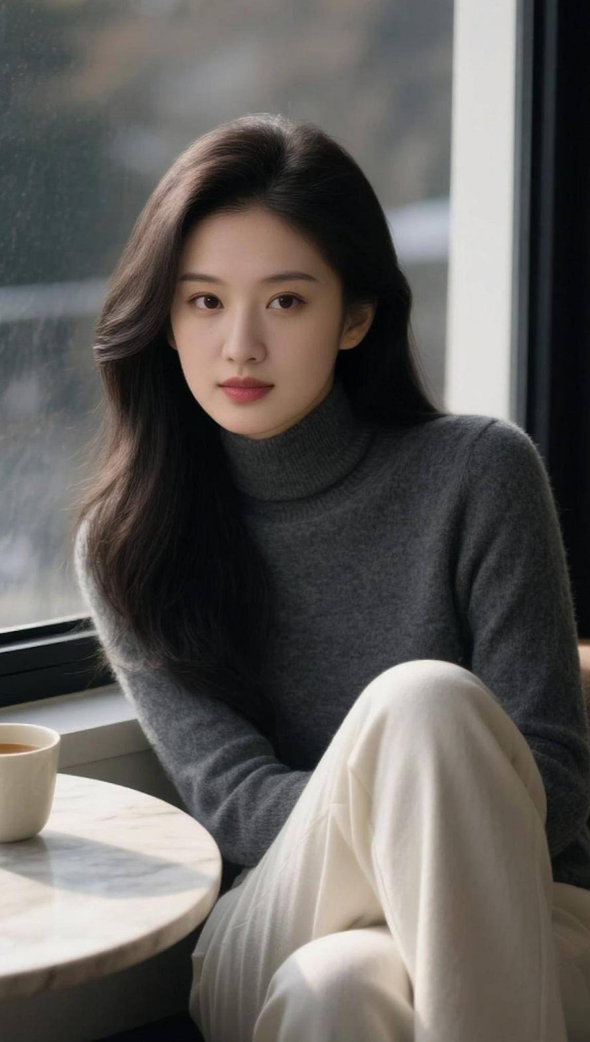 AI窗畔氛围感写真 抖音ai创作