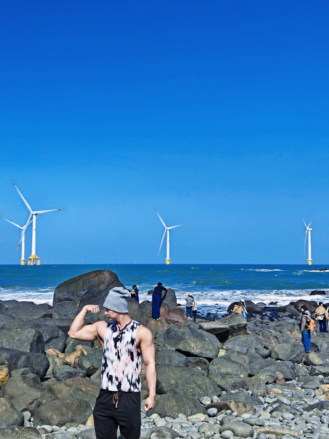 这儿的风，吹的很舒服🌊