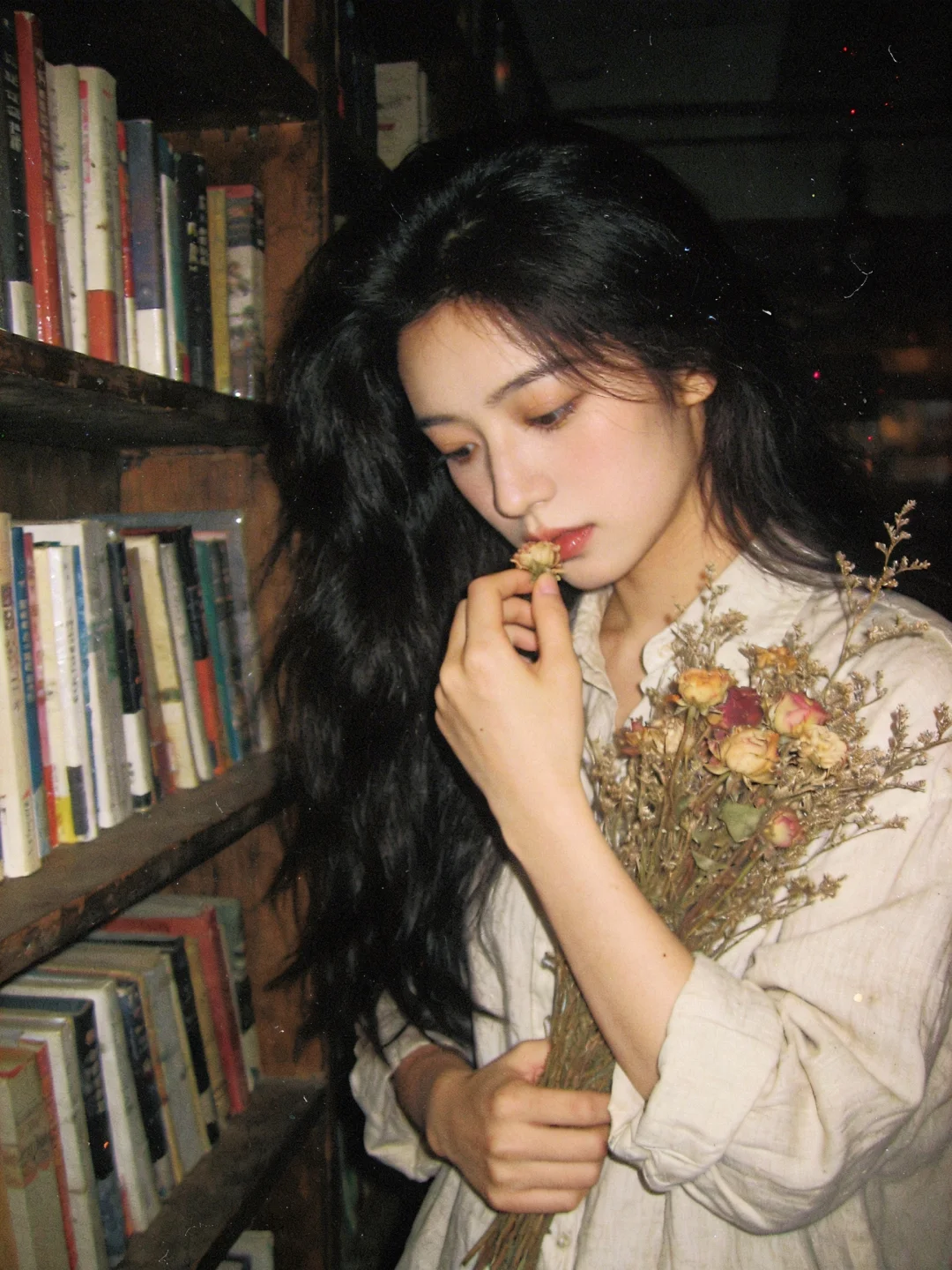 0 成本📚书店复古胶片写真