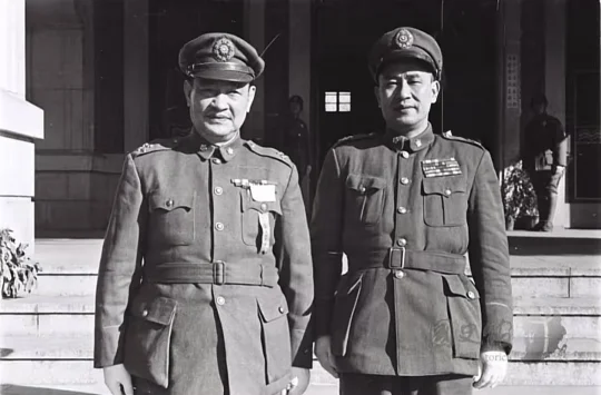 程潜与白崇禧合影