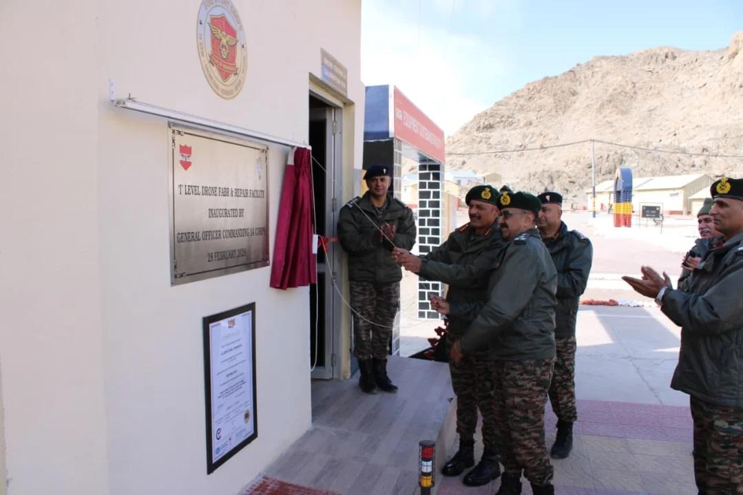 驻中印边境西段的印军第14军在列城落成一个技术融合和维修设施“高地老鹰车间”（A