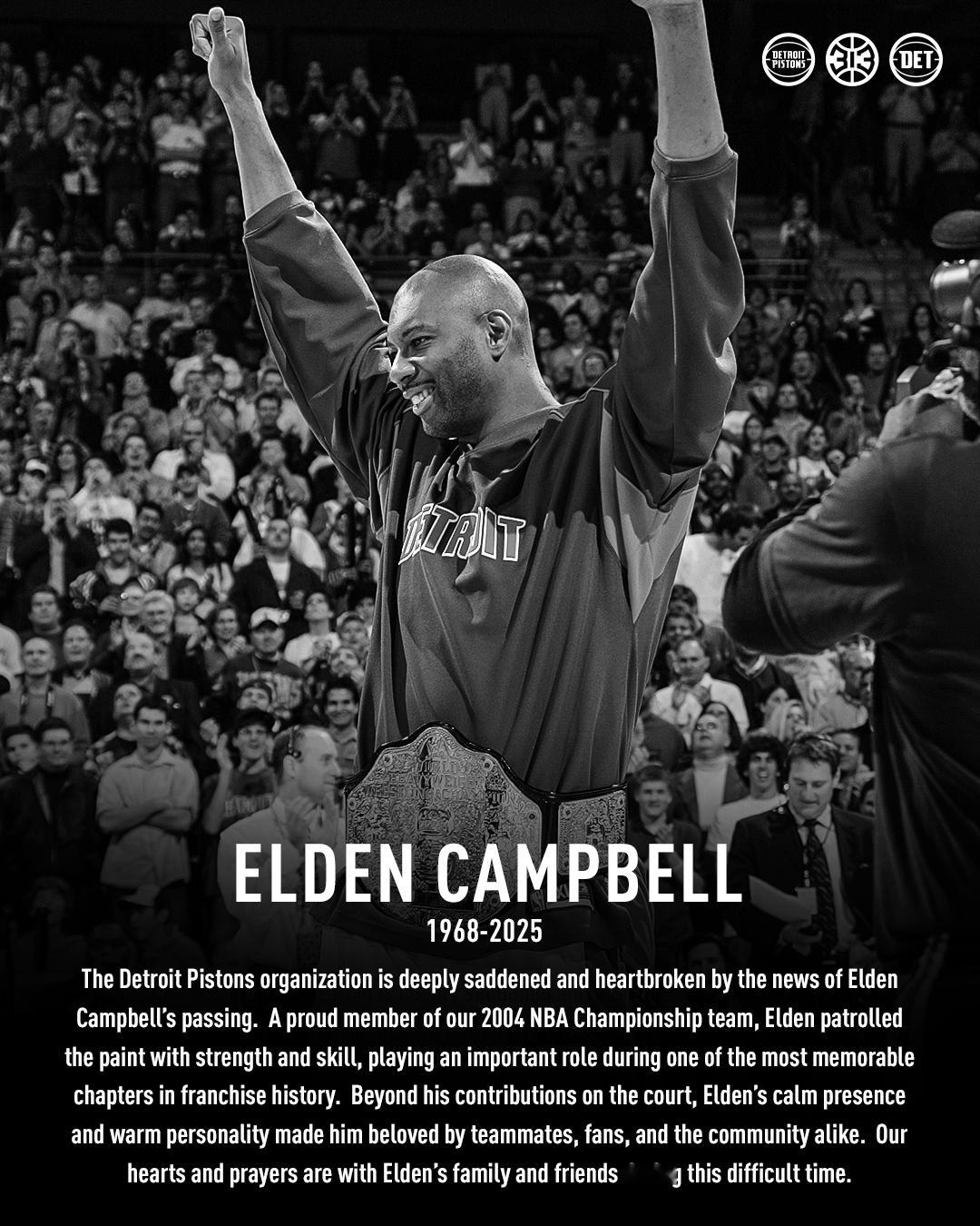 NBA R.I.P｜Elden Campbell 