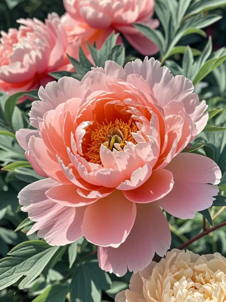 家花富态迎风开，
花容月貌财运来。
甘甜酒窝合家乐，
旺夫旺家又旺财。