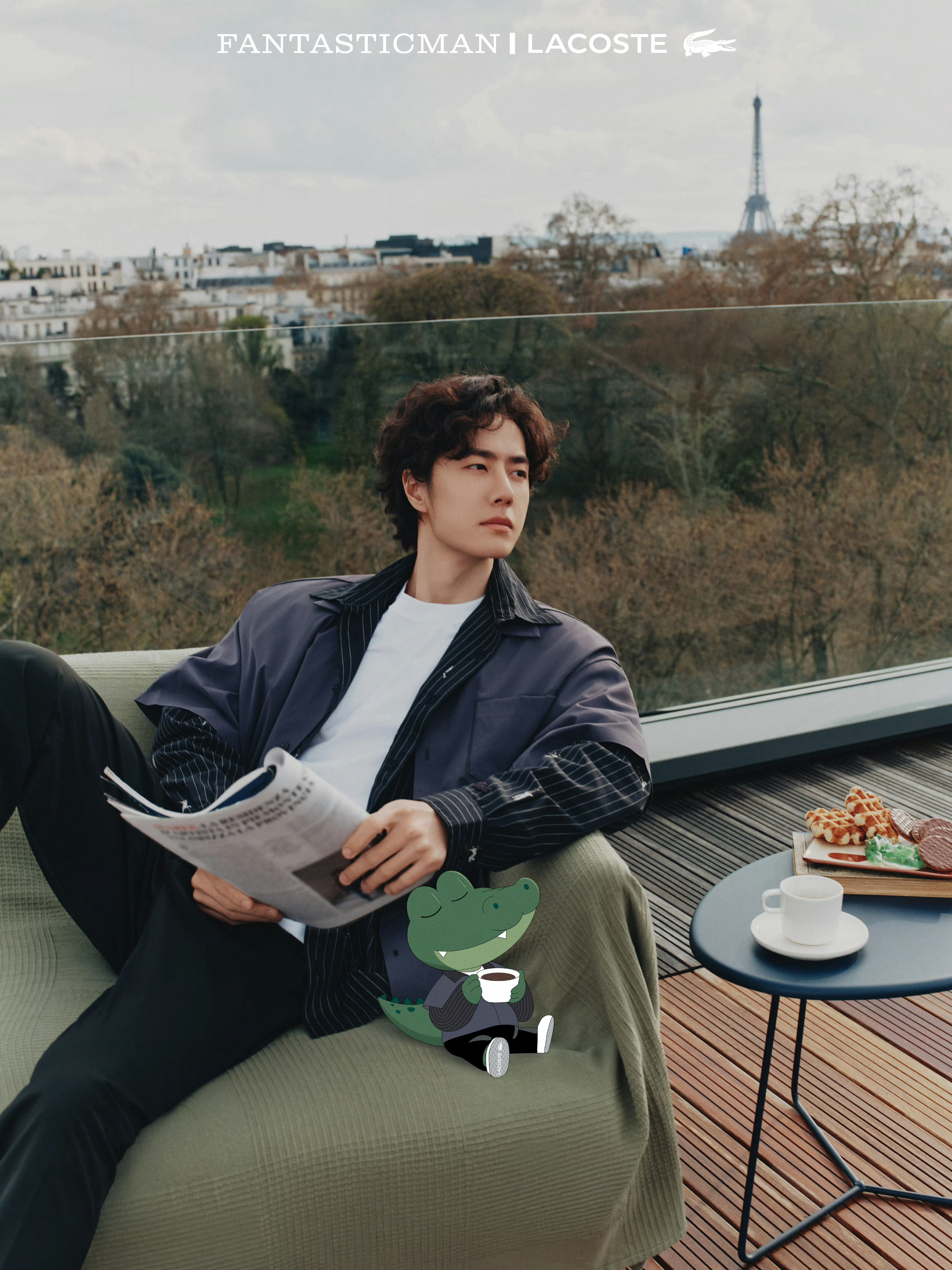 王一博 × LACOSTE × Fantastic Man 📸 风格大赏