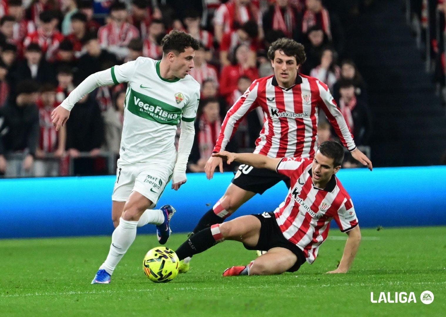 半场｜毕尔巴鄂竞技0-0埃尔切上半场两队互交白卷。西甲第25轮LALIGAEAS