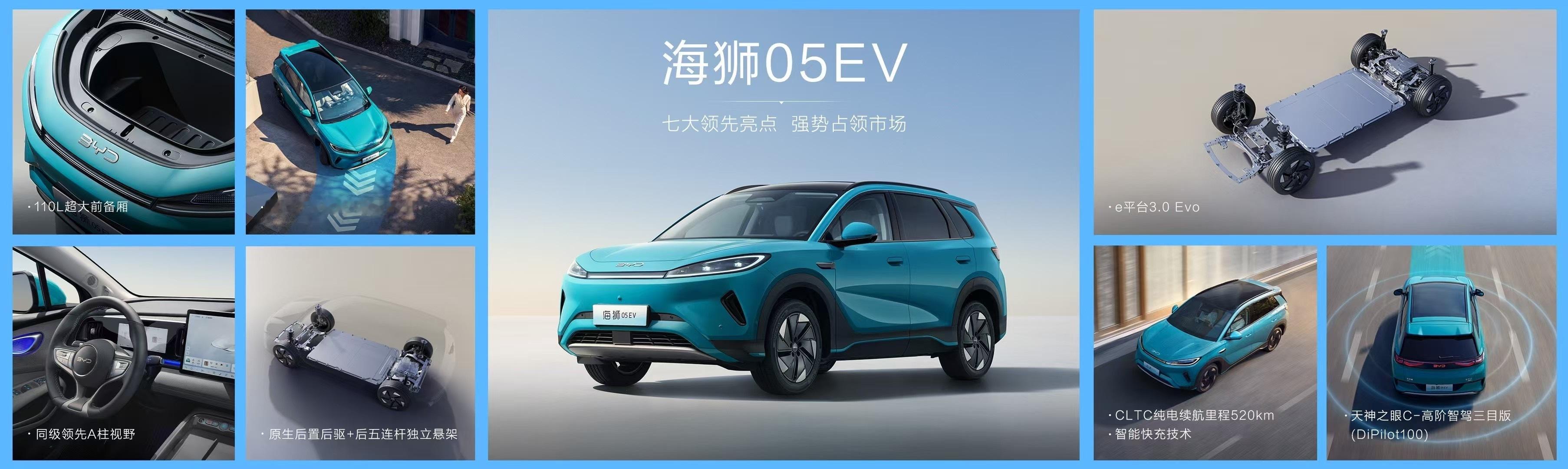 A级纯电SUV满配大玩家海狮05EV海狮05ev 正式上市，售价11.78万-1