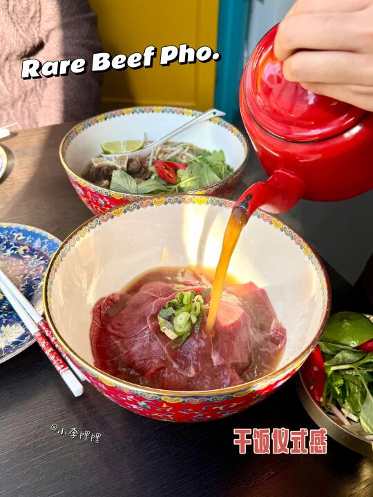🇬🇧在伦敦吃了碗好舒服的生滚牛肉河粉🥩🍜