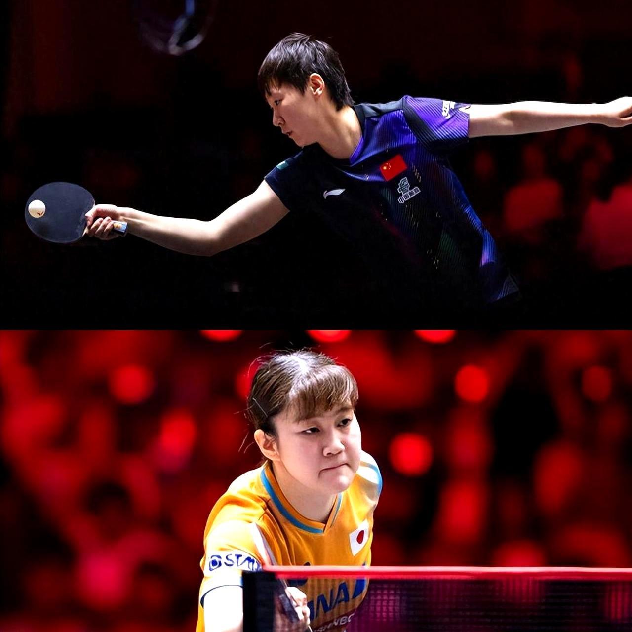 王曼昱保持7年的对日单打连胜，18分钟就断了。
 
两个月前多哈赛她还3-0横扫