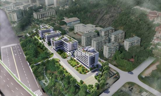福州晋安麓岭中心、居住主题公园西南侧体育综合体效果图
福州地铁置业的麓岭中心建设