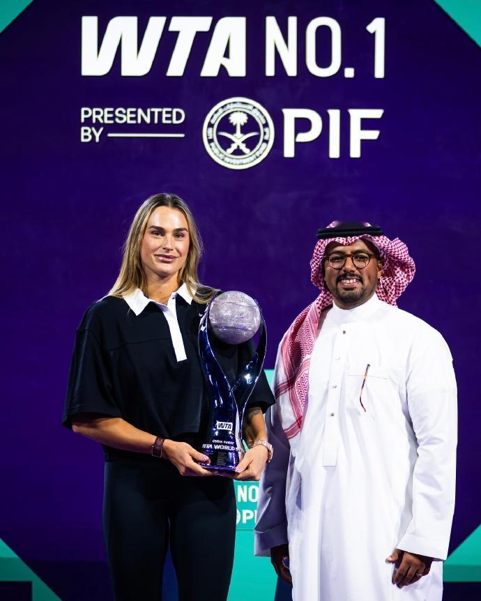 萨巴伦卡锁定年终世界第一 萨巴伦卡连续第二个赛季加冕PIF WTA年终单打世界第