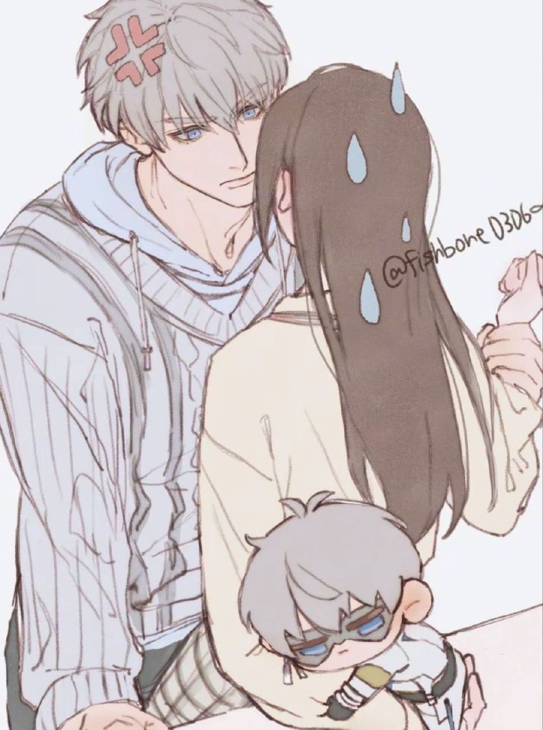 星星：搭档，告诉我你背后拿的是什么？[哼]cr.X：fishbone_0306恋
