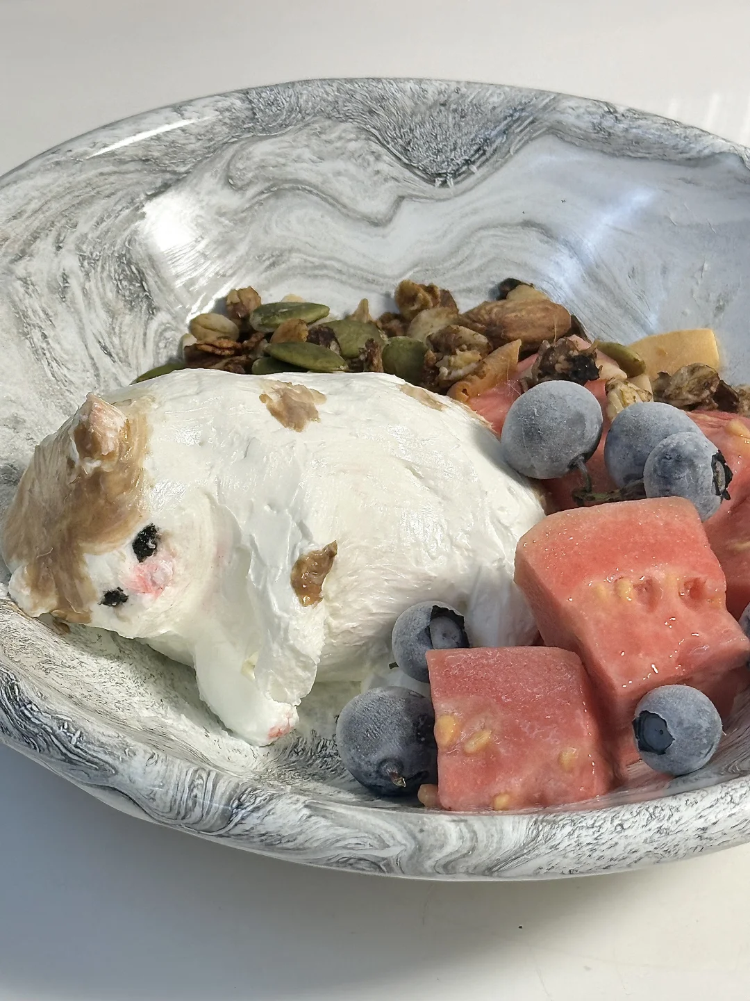流泪胖猫猫酸奶碗
