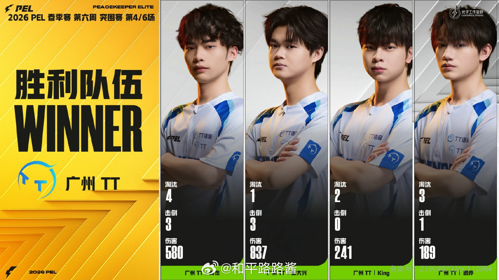 【2026 PEL 春季赛】Week6 Day1 第四场 PEL春季赛第六周突围