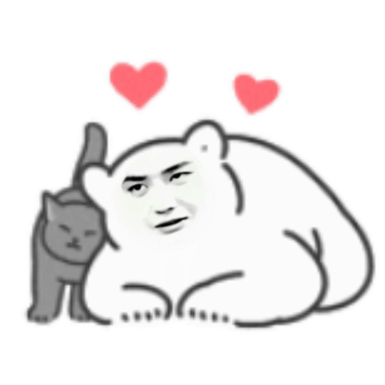 对着这个表情包笑半天王一博：我也要当猫吗？ 