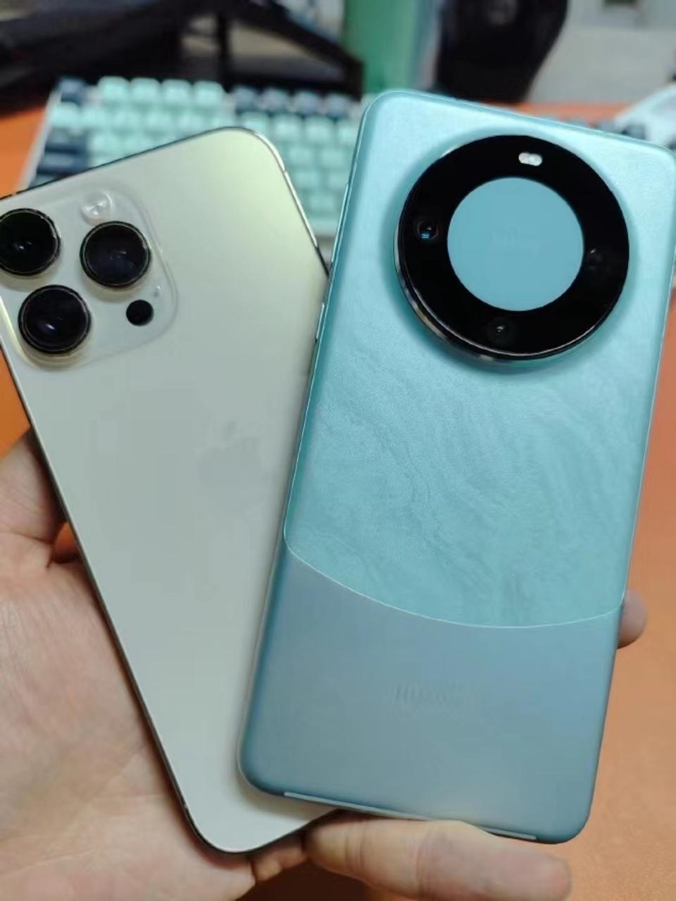 身边一位5年果粉，今年因为“遥遥领先”买了华为Mate60 Pro，用了几天有点