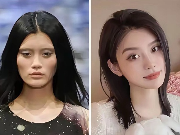 奚梦瑶以前和现在的样子相差挺大的吧！看来脸上还是有点肉好看点