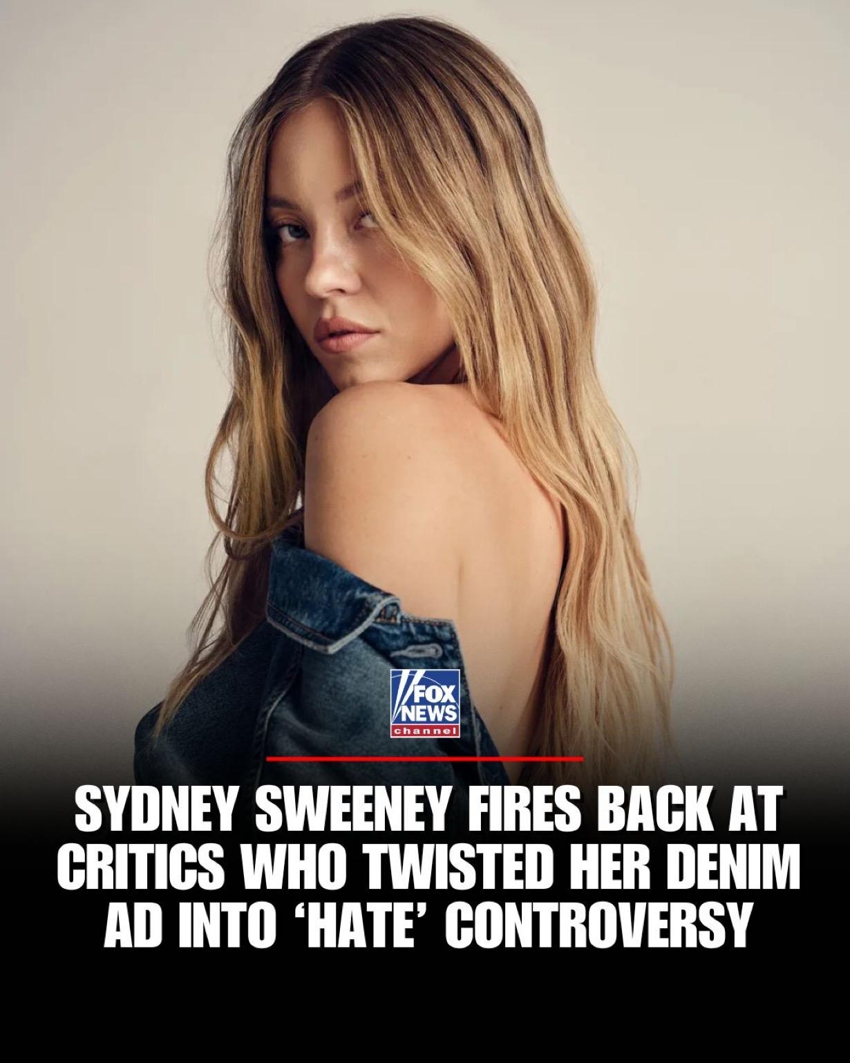 不再沉默

悉尼·斯威尼Sydney Sweeney回应其爆红的“Great J