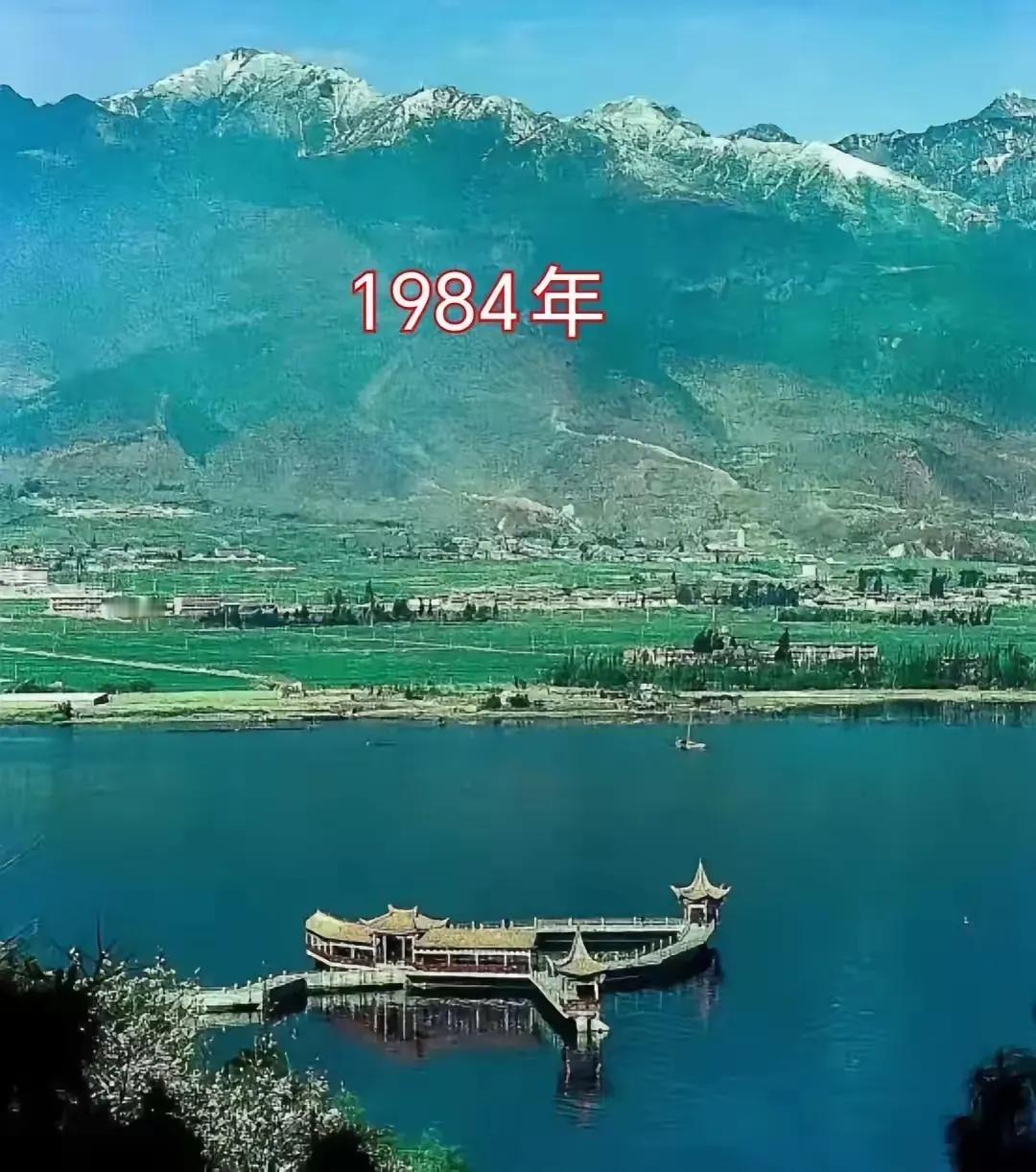 1984年的大理与2024年的大理。84年的大理青山绿水食品优质，今天的大理钢筋