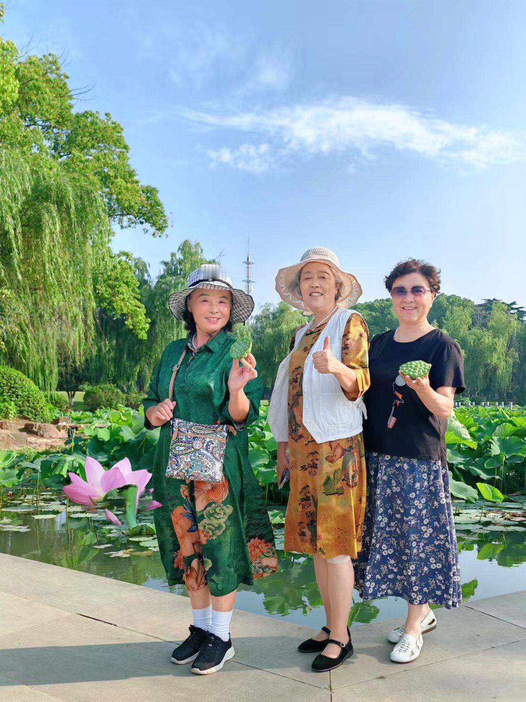 荷花没开几朵，莲蓬是我在叮咚买的，很好吃。一一吴江公园