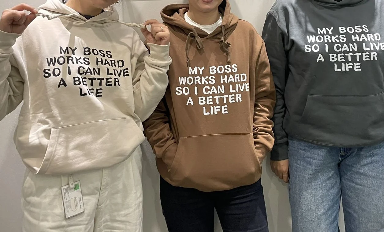 给老板一点压力