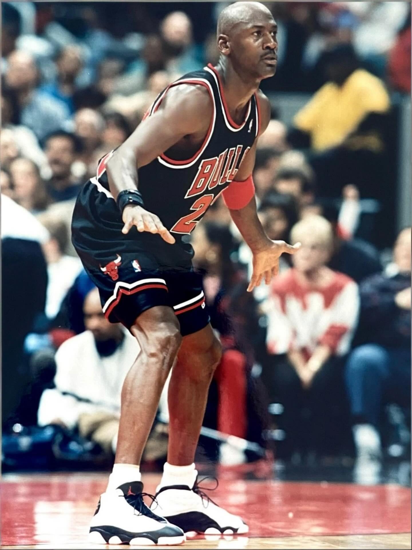 Michael Jordan 黑衣配🐼 