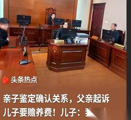 黑龙江大庆，一个消失了二十多年的爹，突然把亲儿子告上了法庭。
他不是来认亲，是来