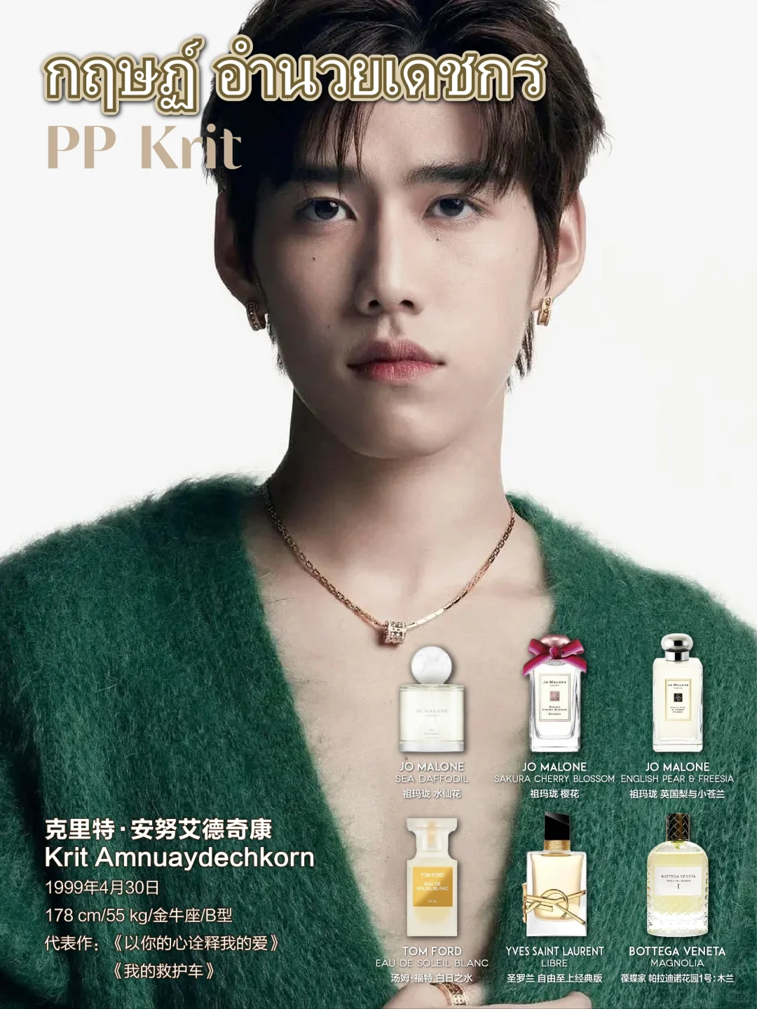 泰兰德男星爱用香水（第五期）