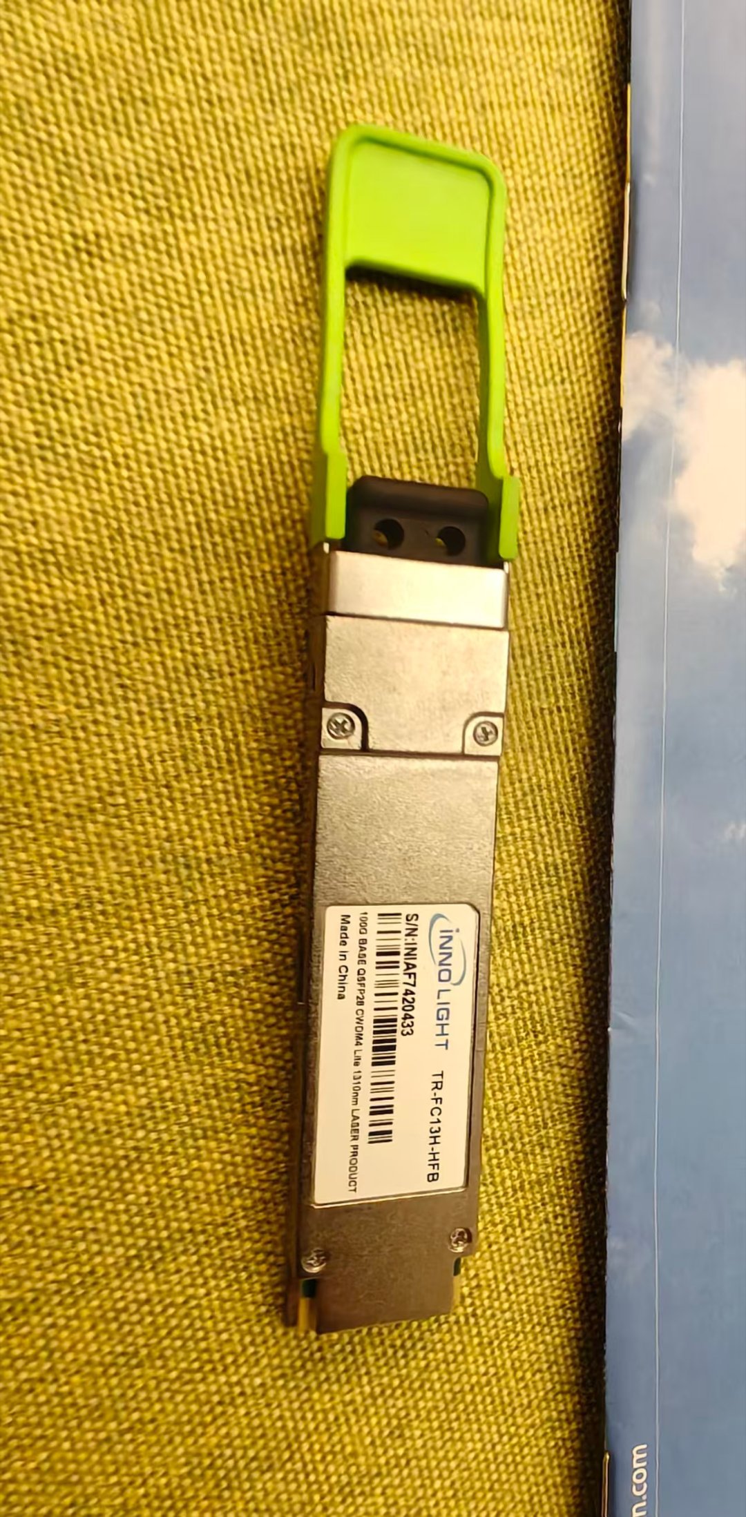 刚手拆了一个光模块，发现还原不回去了 