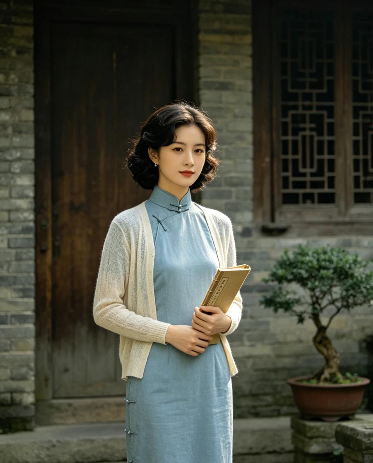 让豆包帮我自动生成一些民国女子图，好插在我的民国小说里。我发现这些女子长得都是一