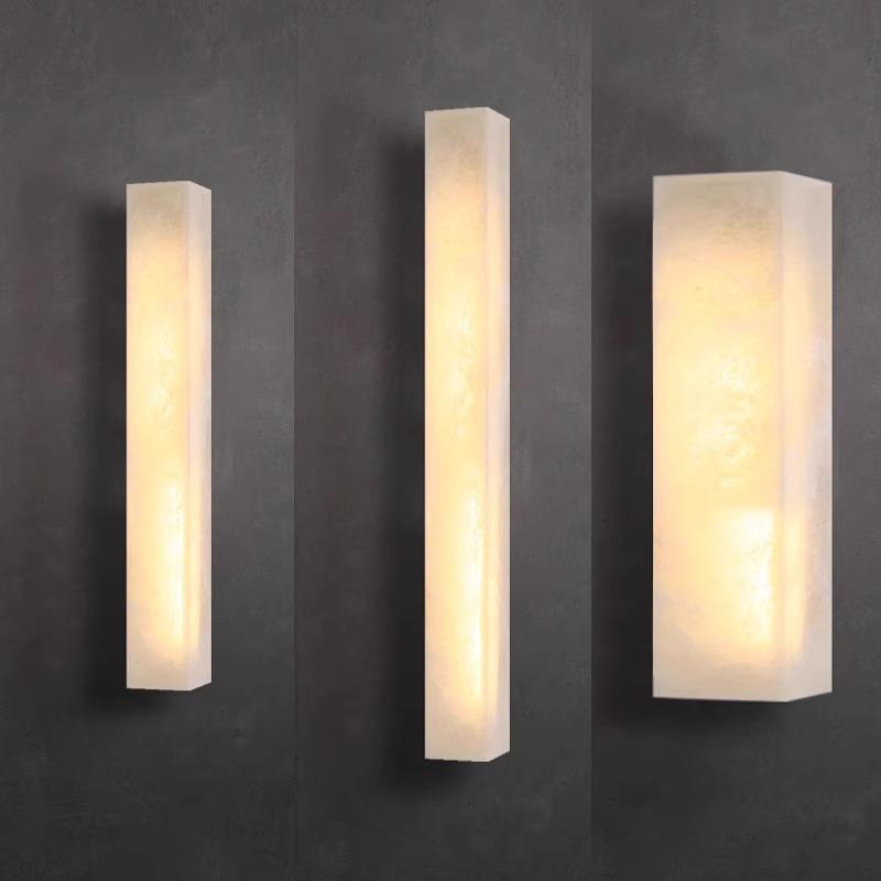 现代简约轻奢的天然云石壁灯，简直是提升家居格调的神器！壁灯虽不是主灯，但装饰性远