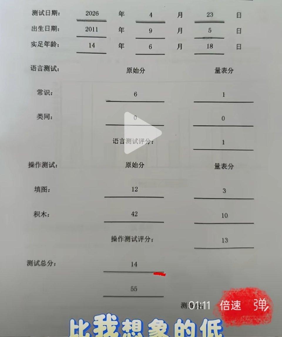 刷视频刷到一个妈妈自述家里孩子自闭与智力障碍。看了下出生日期是：辛卯 丙申 癸亥