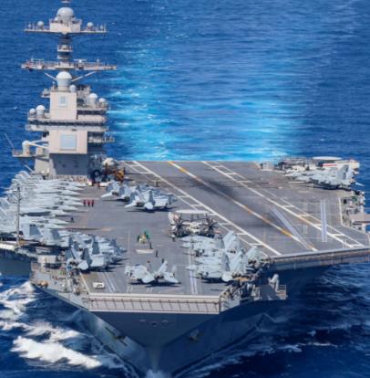 美国航母成了世界笑话！

谁都没想到，逼疯美国“福特号”航母上4600名水兵的不