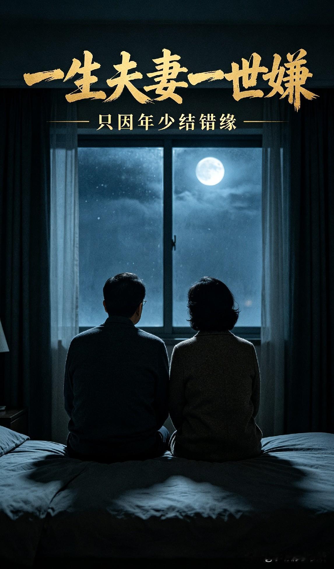 一生夫妻常生嫌，皆因年少错结缘。
多少人的婚姻，始于年少时的懵懂抉择，婚后却成了