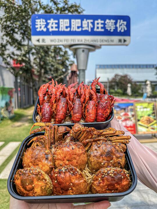 合肥人夜宵必吃！骆岗公园龙虾之光🦞