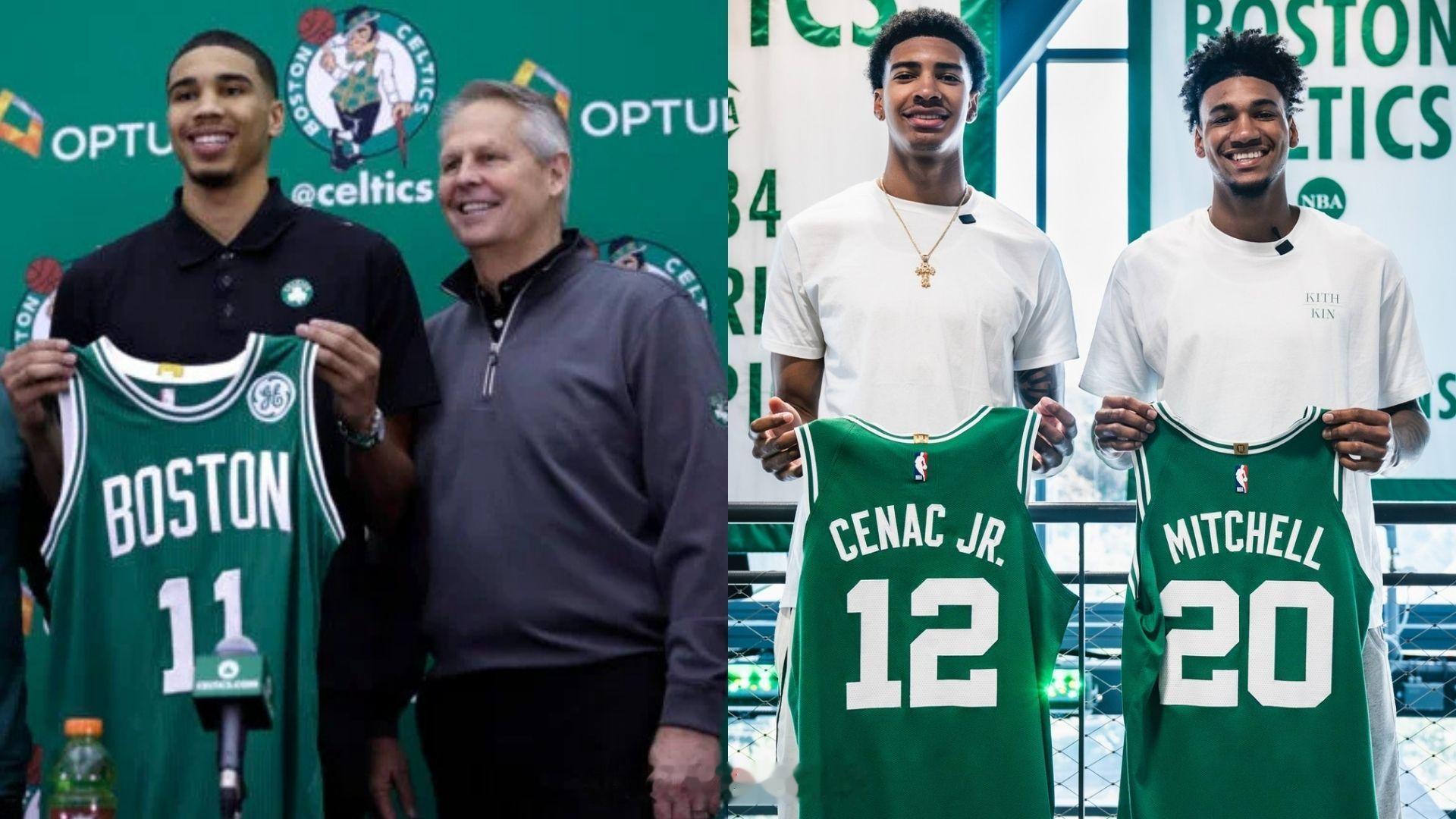 美媒统计，凯尔特人选中新秀，高中毕业时ESPN潜力评分排行👇🏼98分 — 布