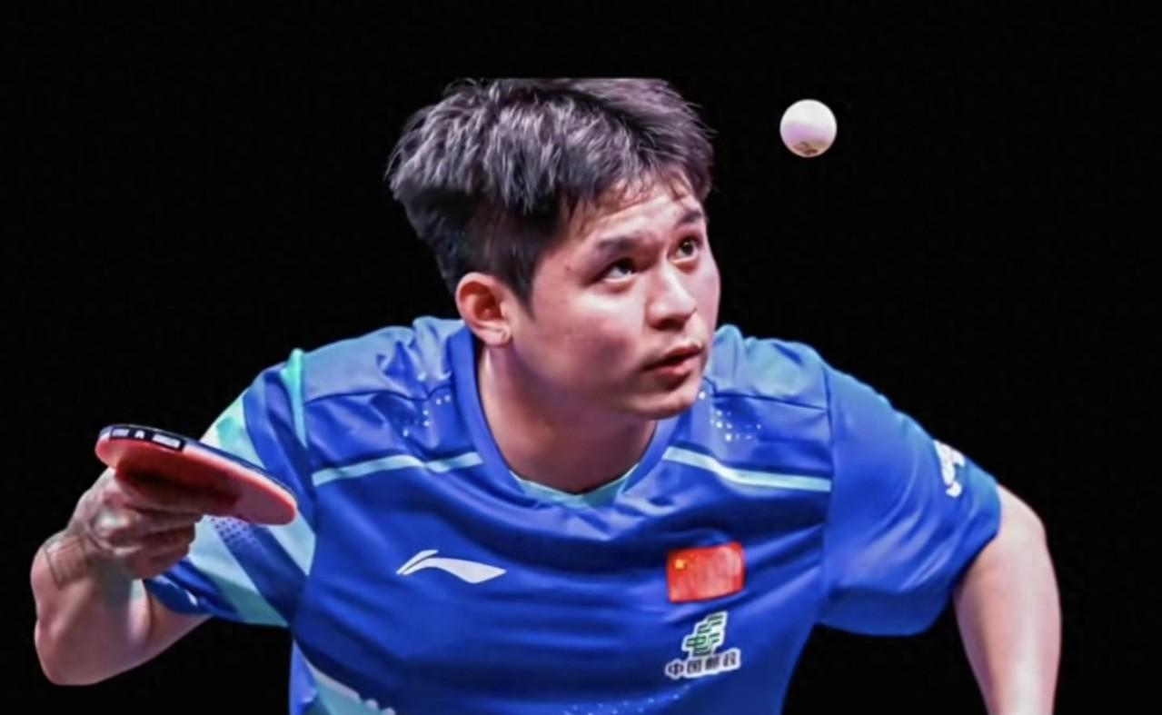 我去！刚才在看薛飞打张本智和，
最后3:2赢了，
结果一转眼，
林诗栋1:3被奥